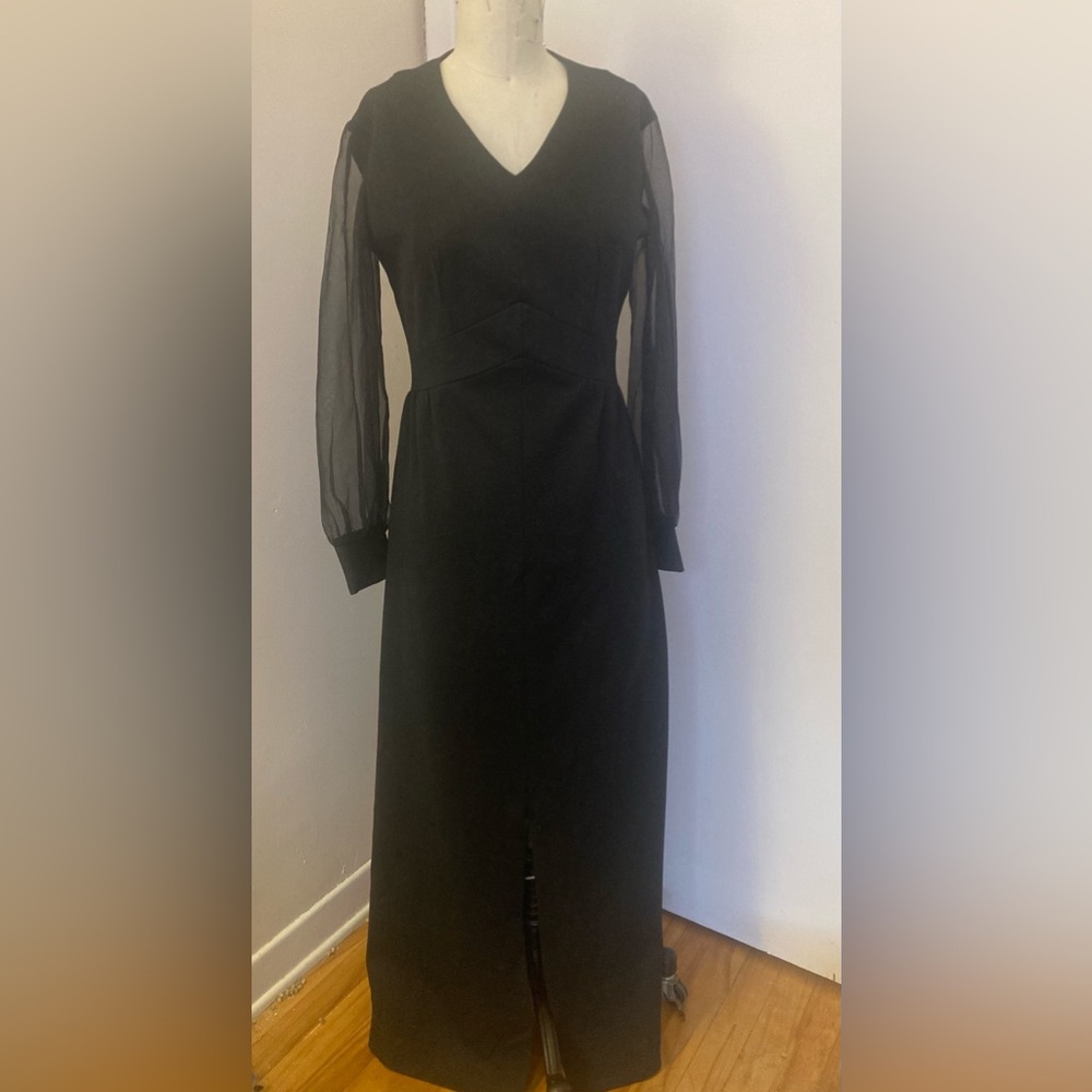 Vintage Black 70s dress